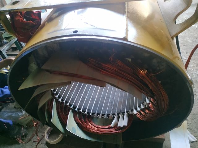 Alternator stator winding