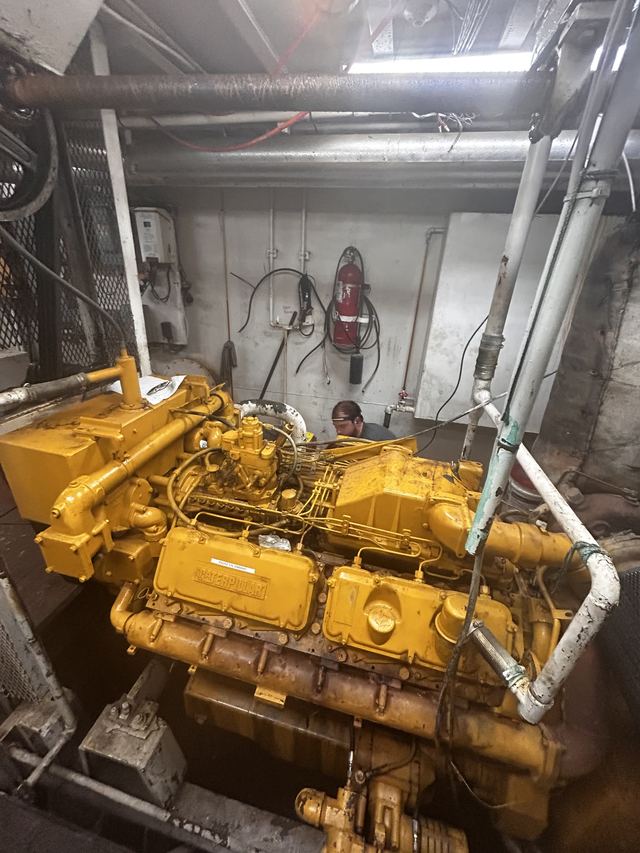 Ship engine room